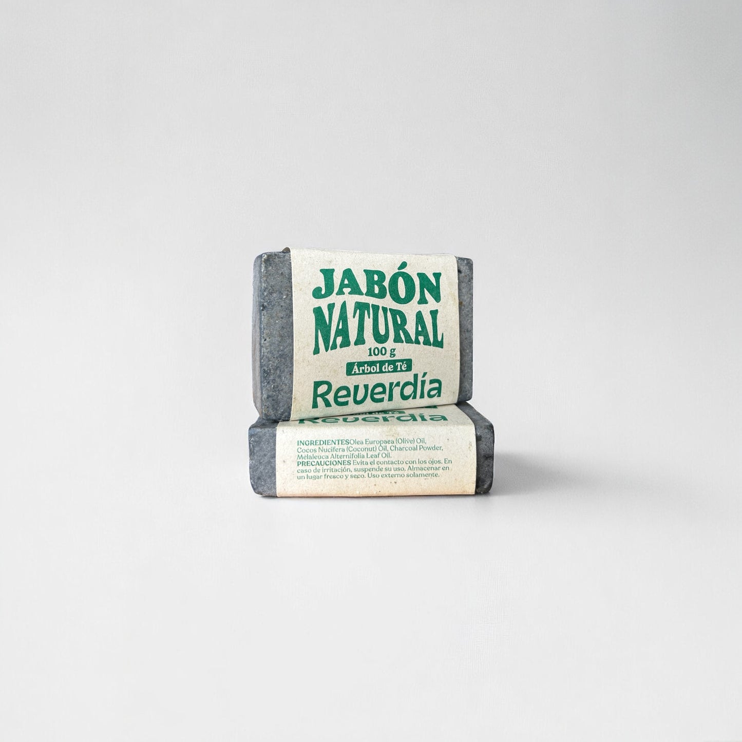 Jabón facial de Carbón activado y Árbol del té